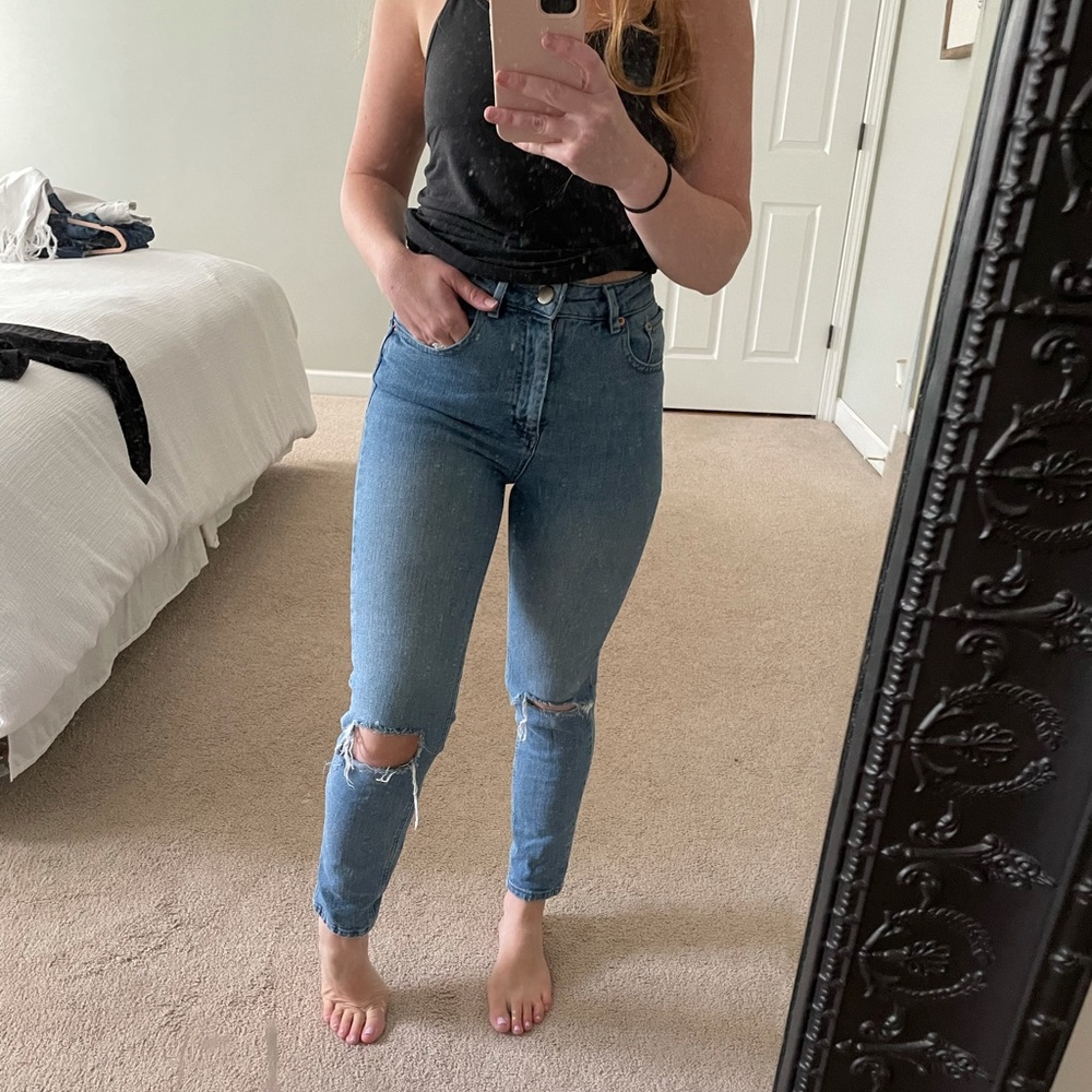 ASOS distressed jeans